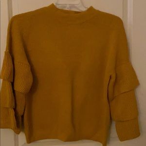 Poof! round collared sweater